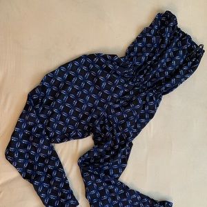 Navy blue strapless jumpsuit